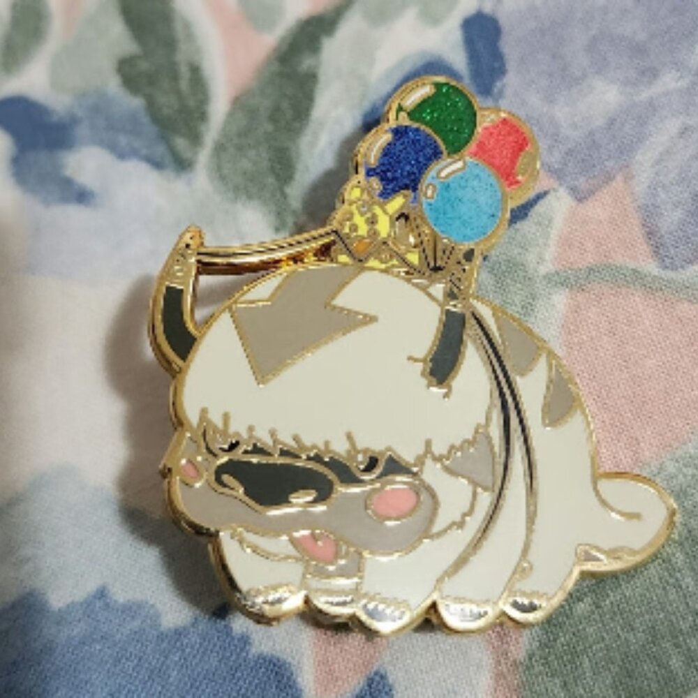 Airbender appa with pikachu riding on top balloon by Goozee Pins